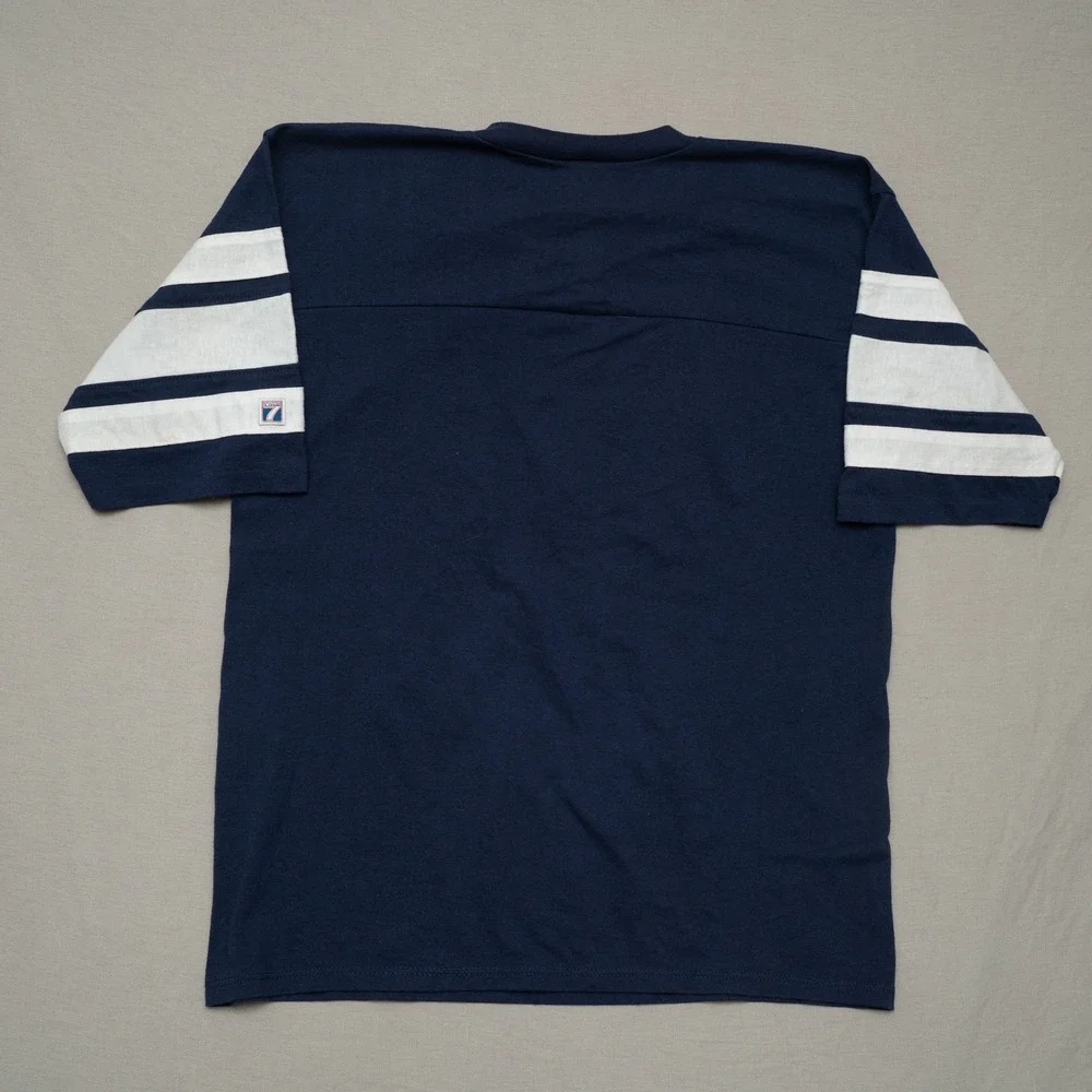 Vintage 80s 90s Dallas Cowboys Cotton Jersey T Shirt Logo 7 Made in USA XL